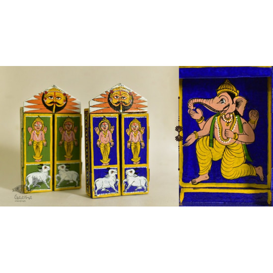 कथनिक ☀ Kaavad a Wooden Shrine - Ganesh { Single piece } ~ 5